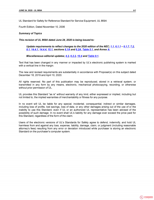 UL 869A PDF UL 869A PDF